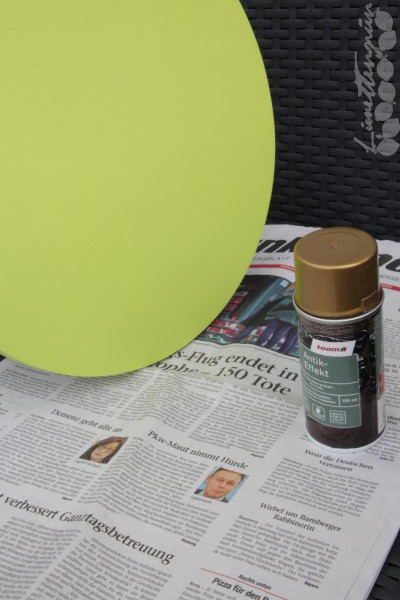 Beistelltischchen DIY Make-Over aufpeppen