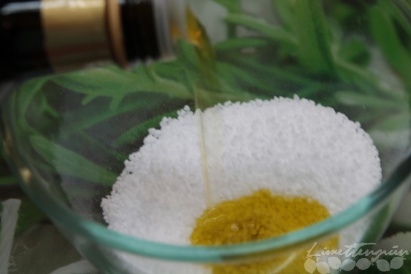 Body Scrub Zitrone