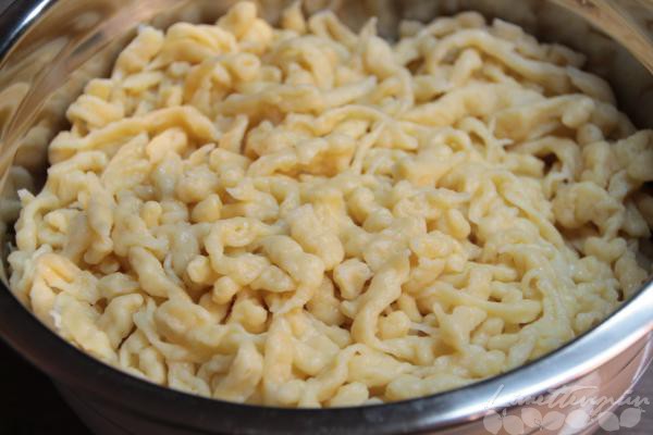 selbstgemachte Spätzle