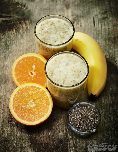 Gesunde Smoothies mit Chiasamen